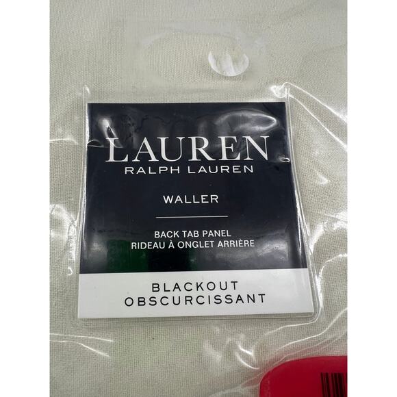 Ralph Lauren Waller Back Tab Panel Blackout Curtain 52 x 96 Natural Tan New - Picture 3 of 6